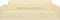 vidaXL - Driezitsbankhoes - stretch - polyester - jersey - crèmekleurig