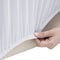 vidaXL - Driezitsbankhoes - stretch - polyester - jersey - wit