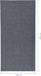 vidaXL - Droogloopmat - 100x200 - cm - grijs