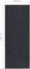 vidaXL - Droogloopmat - 100x250 - cm - antracietkleurig
