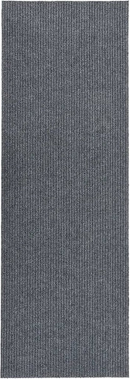vidaXL - Droogloopmat - 100x350 - cm - grijs