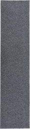 vidaXL - Droogloopmat - 100x450 - cm - grijs