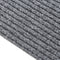 vidaXL - Droogloopmat - 100x450 - cm - grijs