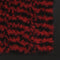 vidaXL - Droogloopmat - rechthoekig - getuft - 60x90 - cm - rood