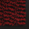 vidaXL - Droogloopmat - rechthoekig - getuft - 80x120 - cm - rood