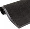 vidaXL - Droogloopmat - rechthoekig - getuft - 80x120 - cm - zwart