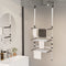 vidaXL - Droogrek - 3-laags - hangend - aluminium