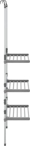 vidaXL - Droogrek - 3-laags - hangend - aluminium