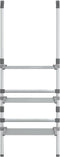 vidaXL - Droogrek - 3-laags - hangend - aluminium