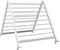 vidaXL - Droogrek - voor - badkuip - uitschuifbaar - 53-90 - cm - aluminium