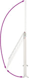 vidaXL - Droogrek - voor - badkuip - uitschuifbaar - 53-90 - cm - aluminium