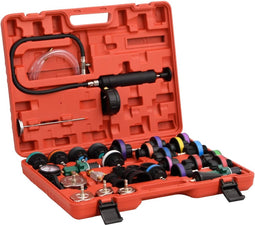 vidaXL - Druktester - voor - koelsysteem - 52x40,5x9,5 - cm - rood
