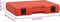 vidaXL - Druktester - voor - koelsysteem - 52x40,5x9,5 - cm - rood