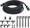 vidaXL - Druppelslang - 0,6'' - 10 - m - rubber - zwart