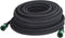 vidaXL - Druppelslang - 0,6'' - 25 - m - rubber - zwart