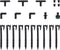vidaXL - Druppelslang - 0,6'' - 25 - m - rubber - zwart