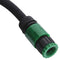 vidaXL - Druppelslang - 0,6'' - 25 - m - rubber - zwart