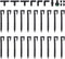vidaXL - Druppelslang - 0,6'' - 50 - m - rubber - zwart