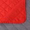 vidaXL - Dubbelzijdige - quilt - bedsprei - rood - en - grijs - 230x260 - cm