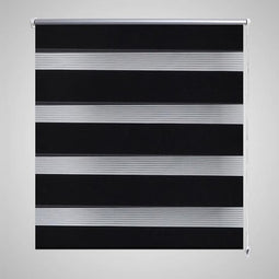 vidaXL - Duo - rolgordijn - 100 - x - 175 - cm - zwart