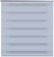vidaXL - Duo - rolgordijn - 120 - x - 175 - cm - wit