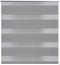 vidaXL - Duo - rolgordijn - 120 - x - 230 - cm - grijs