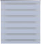 vidaXL - Duo - Rolgordijn - 40x100cm - Wit