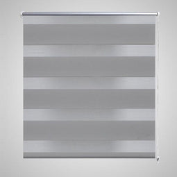vidaXL-Duo-Rolgordijn-80x150cm-Grijs