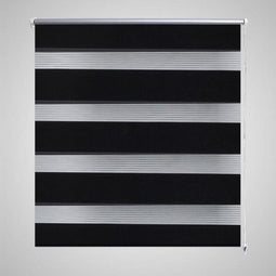vidaXL - Duo - Rolgordijn - 80x150cm - Zwart
