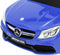 vidaXL Duw-loopauto Mercedes Benz C63 blauw