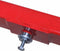 vidaXL Dwarsbalk adapter 2 ton rood