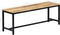 vidaXL - Eetbank - 120 - cm - massief - ruw - mangohout