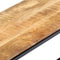 vidaXL - Eetbank - 120 - cm - massief - ruw - mangohout