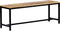 vidaXL - Eetbank - 120 - cm - massief - ruw - mangohout