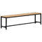 vidaXL - Eetbank - 160 - cm - massief - ruw - mangohout