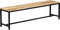 vidaXL - Eetbank - 160 - cm - massief - ruw - mangohout