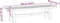 vidaXL - Eetbank - NOAIN - A-vormige - poten - 180x40x45 - cm - massief - hout