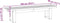 vidaXL - Eetbank - NOAIN - U-vormige - poten - 180x40x45 - cm - massief - hout