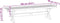 vidaXL - Eetbank - NOAIN - X-vormige - poten - 180x40x45 - cm - massief - hout
