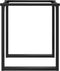 vidaXL - Eetfelpoten - O-frame - 70x70x73 - cm - gietijzer