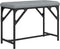 vidaXL - Eetkamerbank - 62x32x45 - cm - staal - en - stof - lichtgrijs