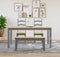 vidaXL - Eetkamerbank - Panama - 105x30x45 - cm - massief - grenenhout - grijs