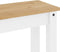 vidaXL - Eetkamerbank - Panama - 105x30x45 - cm - massief - grenenhout - wit