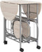 vidaXL - Eetkamerset - opvouwbaar - 5-dlg - MDF