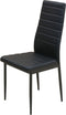 vidaXL - Eetkamerset - tafel - en - stoel - zwart - 3-delig