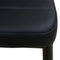 vidaXL - Eetkamerset - tafel - en - stoel - zwart - 3-delig