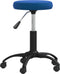 vidaXL - Eetkamerstoel - fluweel - blauw