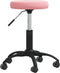 vidaXL - Eetkamerstoel - fluweel - roze