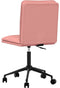 vidaXL - Eetkamerstoel - kunstleer - roze