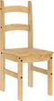 vidaXL - Eetkamerstoelen - 2 - st - 40x46x99 - cm - massief - grenenhout